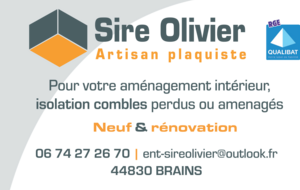 Olivier SIRE, Plaquiste, nouveau partenaire de la CJB !
