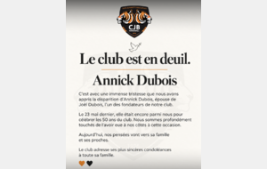 🕊️ Le club est en deuil.