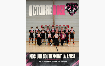 🌸 Nos U18 soutiennent Octobre Rose !