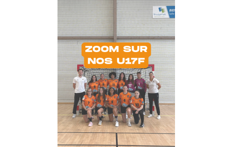 U17F, un collectif de handballeuses motivées !