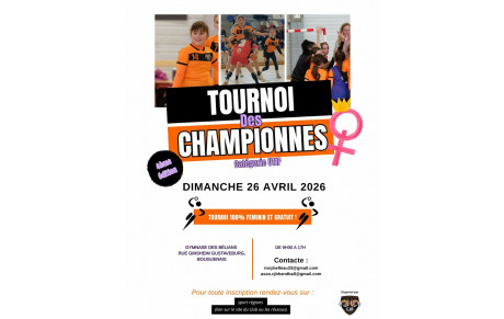 Notre Tournoi des Championnes de handball revient pour la 4ème fois ! 💪🤾‍♀️