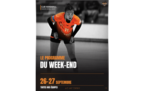 🟠⚫ LE PROGRAMME DU WEEK-END 🐯