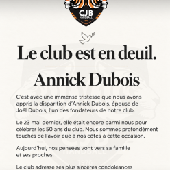 🕊️ Le club est en deuil.
