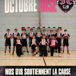 🌸 Nos U18 soutiennent Octobre Rose !
